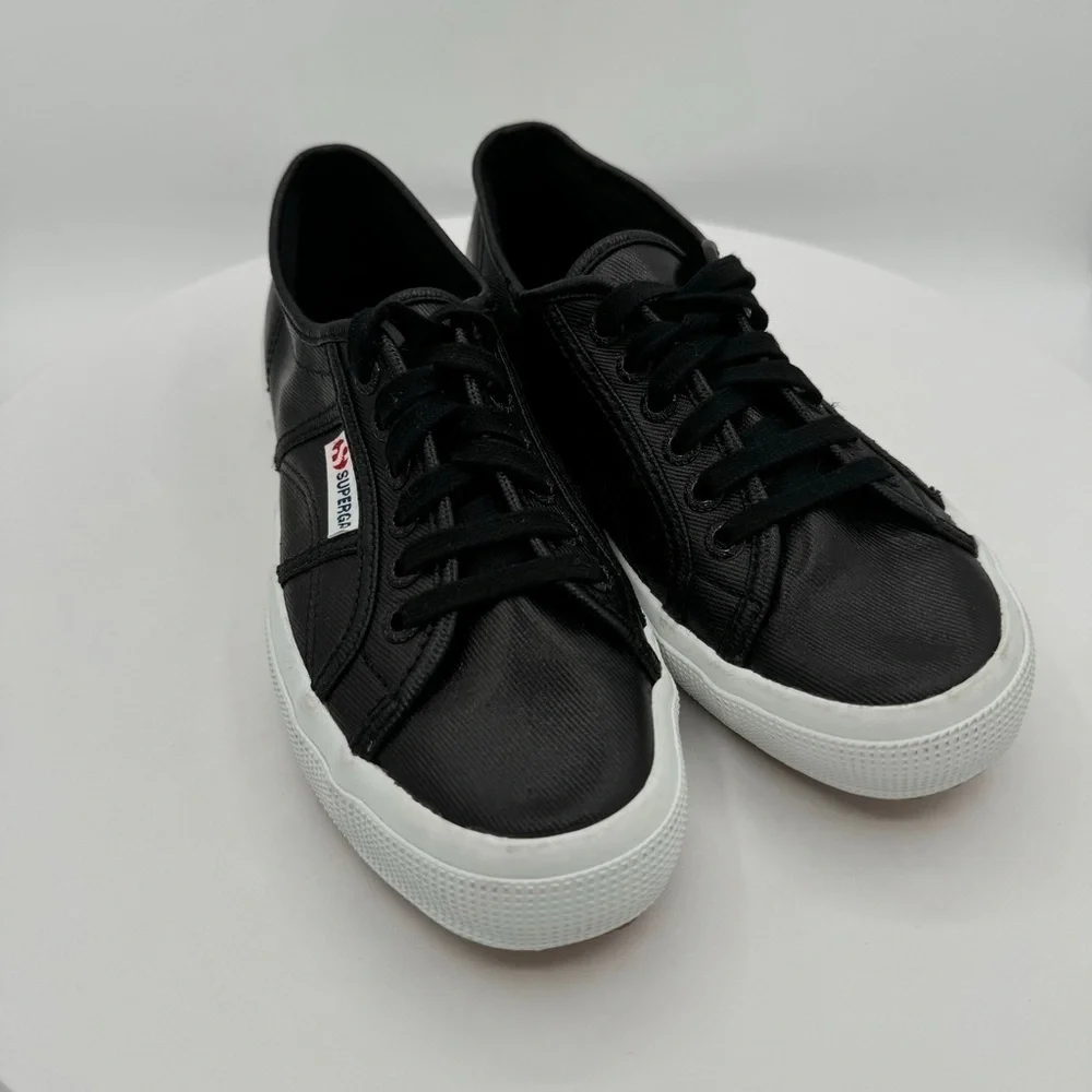 SUPERGA‎ Black Canvas Unisex Sneakers EU 39 New